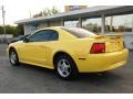2003 Zinc Yellow Ford Mustang V6 Coupe  photo #12