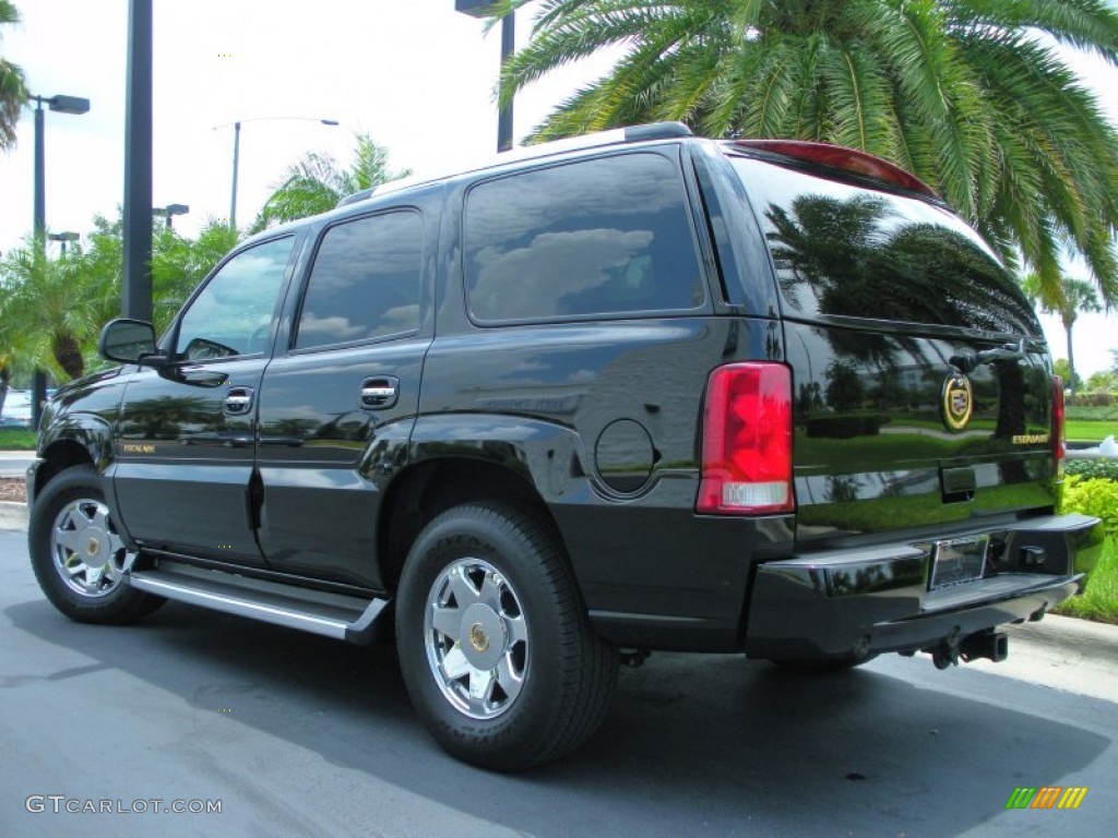 Sable Black 2002 Cadillac Escalade Standard Escalade Model Exterior Photo #51647839