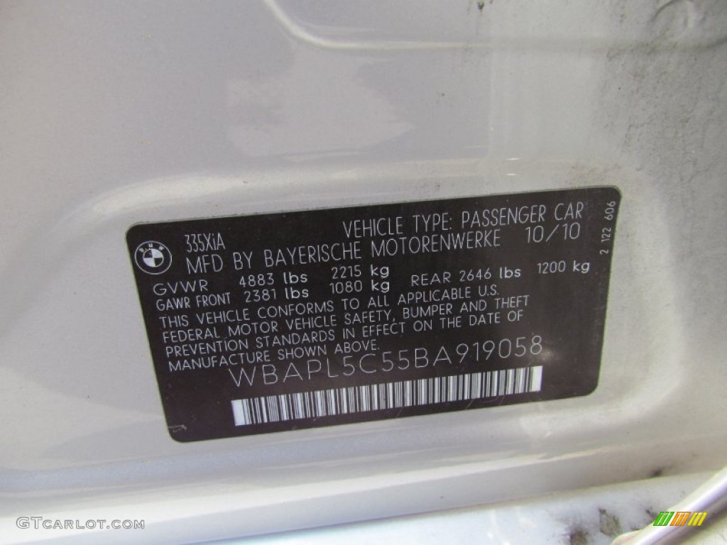 2011 3 Series 335i xDrive Sedan - Titanium Silver Metallic / Black photo #12