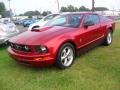 2007 Redfire Metallic Ford Mustang V6 Deluxe Coupe  photo #1