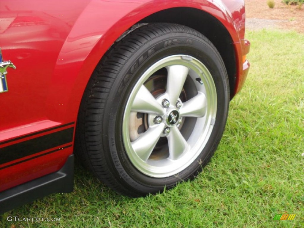 2007 Mustang V6 Deluxe Coupe - Redfire Metallic / Dark Charcoal photo #21