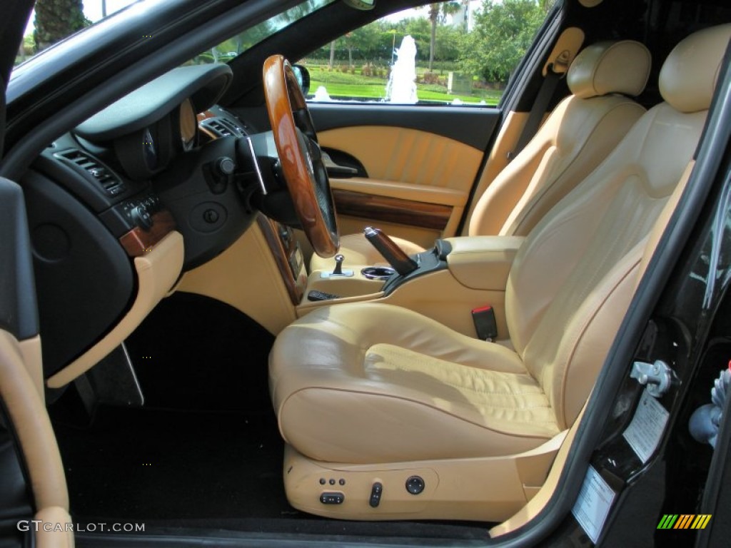 Beige Interior 2007 Maserati Quattroporte Sport GT DuoSelect Photo #51648802