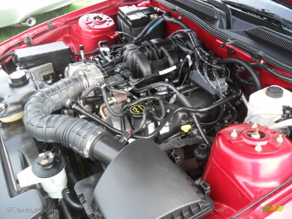 2007 Mustang V6 Deluxe Coupe - Redfire Metallic / Dark Charcoal photo #23