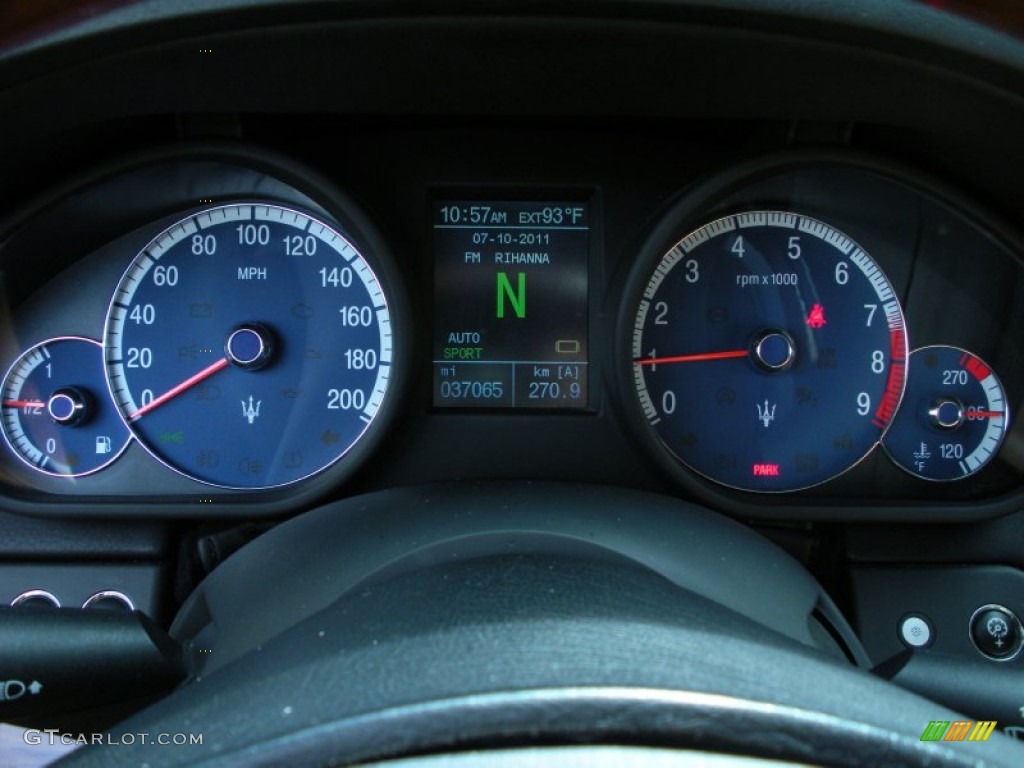 2007 Maserati Quattroporte Sport GT DuoSelect Gauges Photo #51648964