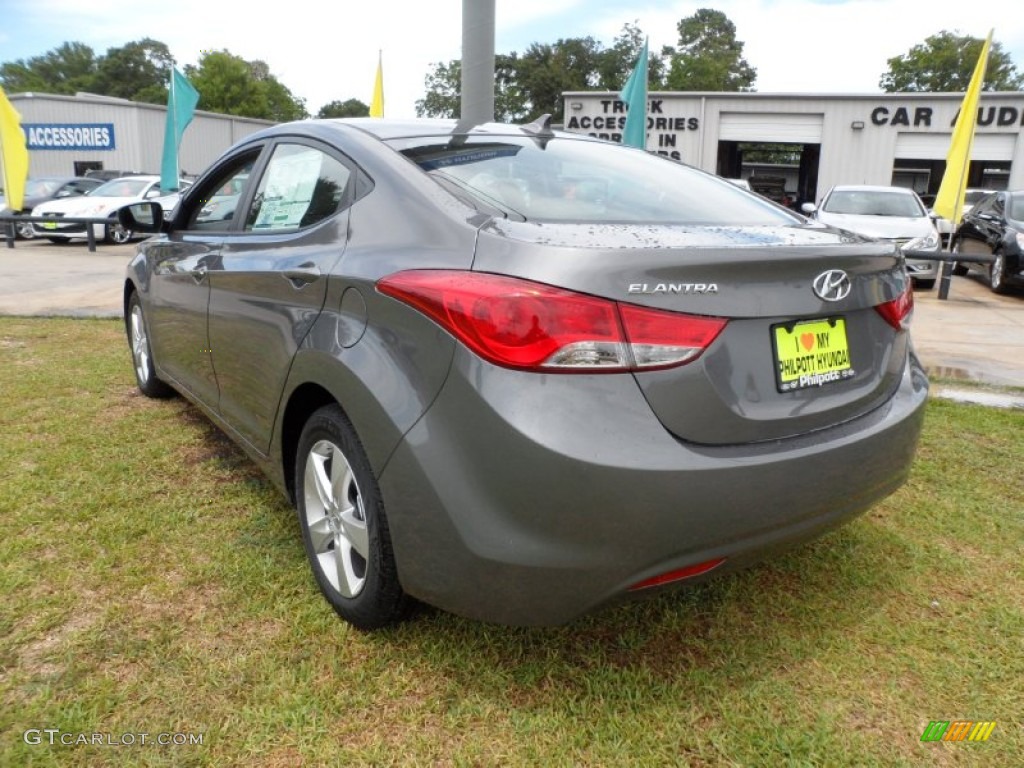 2012 Elantra GLS - Harbor Gray Metallic / Gray photo #5