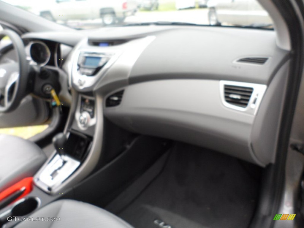 2012 Elantra GLS - Harbor Gray Metallic / Gray photo #22