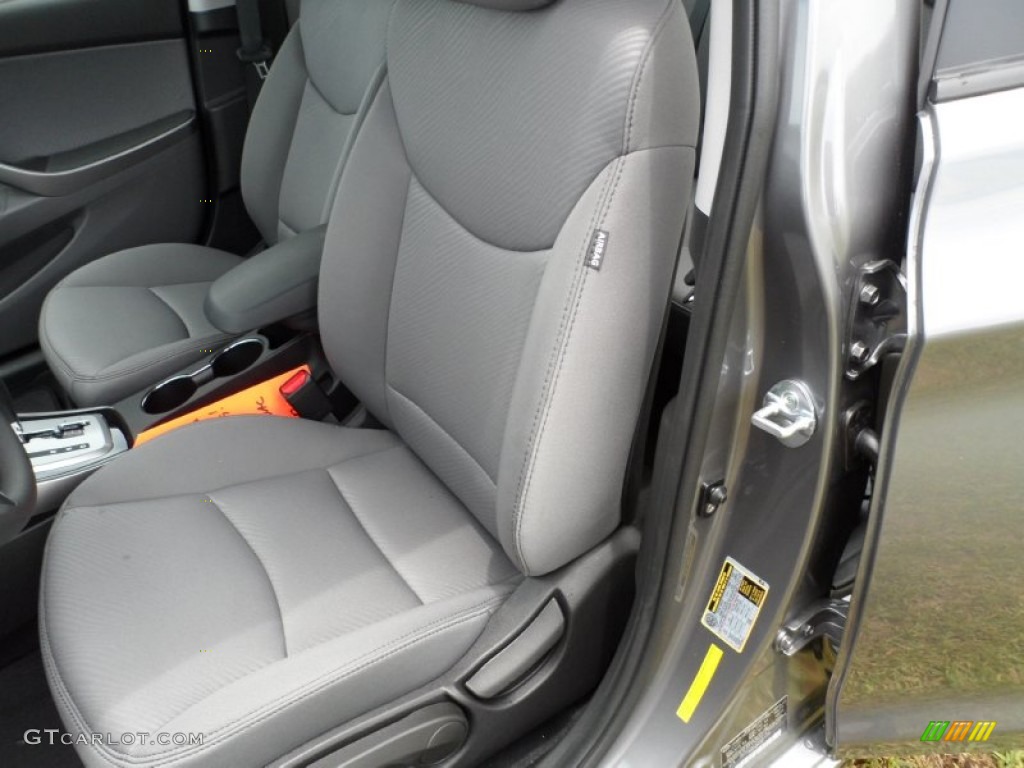 Gray Interior 2012 Hyundai Elantra GLS Photo #51649408