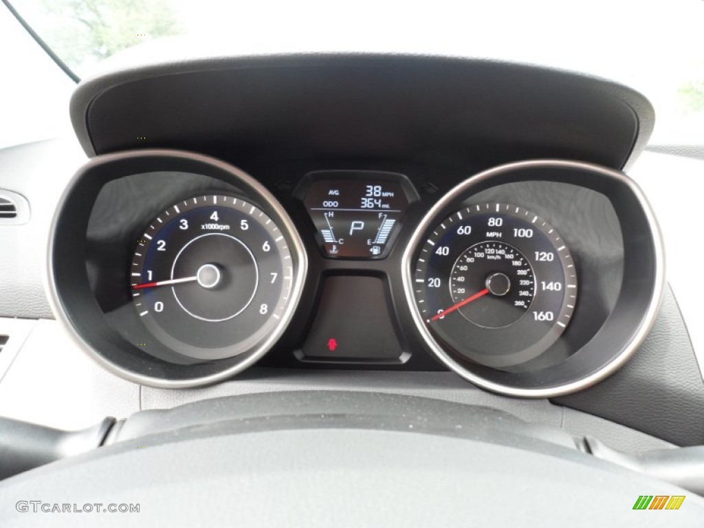 2012 Hyundai Elantra GLS Gauges Photo #51649531