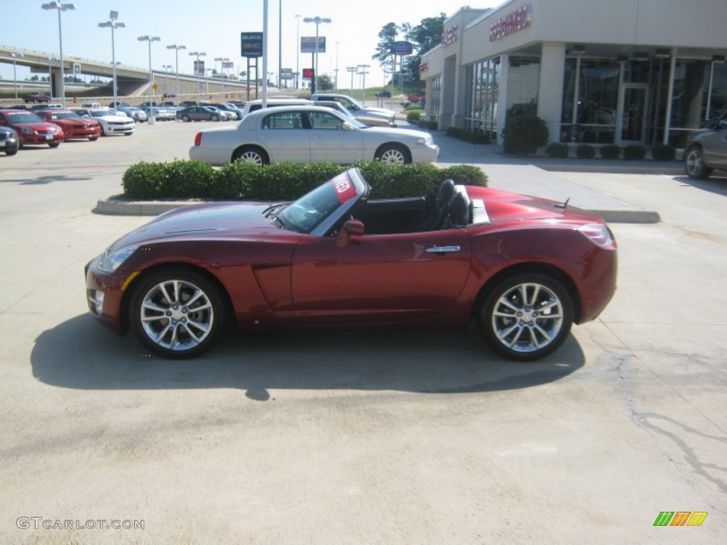 2009 Sky Ruby Red Special Edition Roadster - Ruby Red / Black photo #2