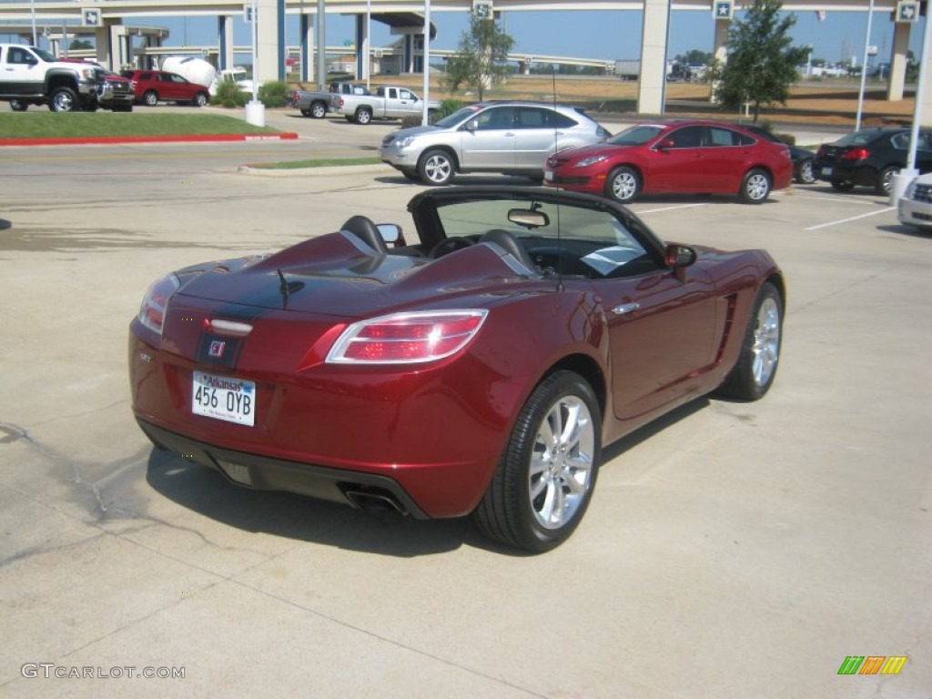 2009 Sky Ruby Red Special Edition Roadster - Ruby Red / Black photo #5