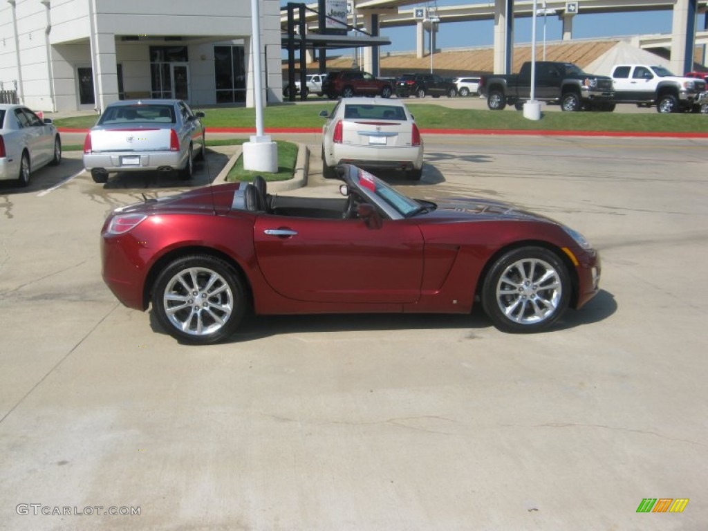 2009 Sky Ruby Red Special Edition Roadster - Ruby Red / Black photo #6