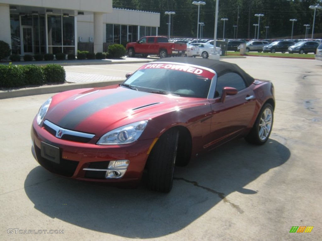 2009 Sky Ruby Red Special Edition Roadster - Ruby Red / Black photo #9