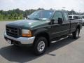 1999 Woodland Green Metallic Ford F250 Super Duty XLT Extended Cab 4x4  photo #1