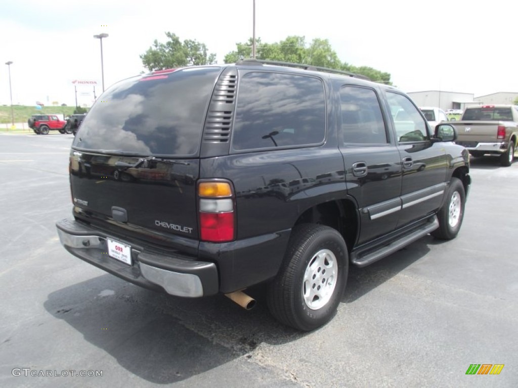 2005 Tahoe LS - Black / Tan/Neutral photo #5