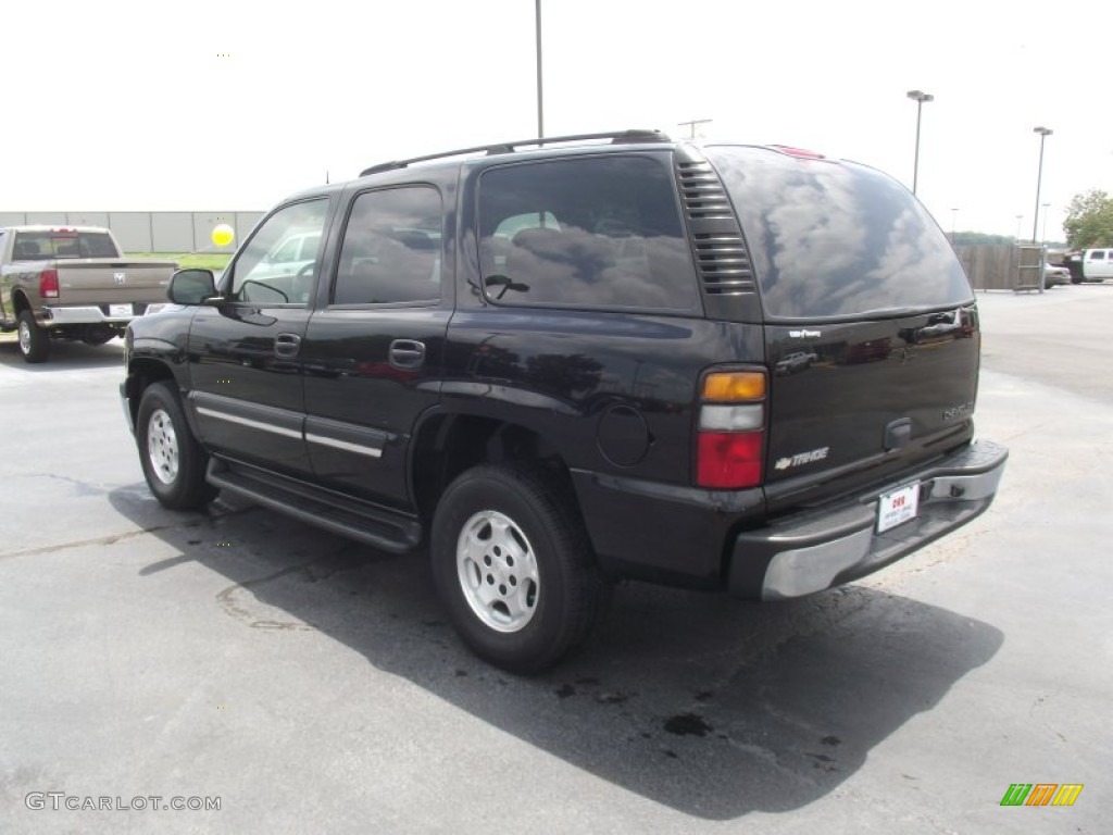 2005 Tahoe LS - Black / Tan/Neutral photo #7