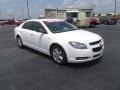 White - Malibu LS Sedan Photo No. 3