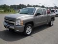 2009 Graystone Metallic Chevrolet Silverado 1500 LT Extended Cab 4x4  photo #1