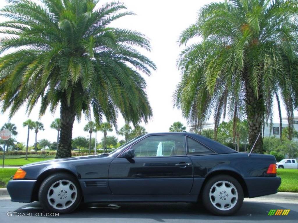 Midnight Blue 1994 Mercedes-Benz SL 500 Roadster Exterior Photo #51652303
