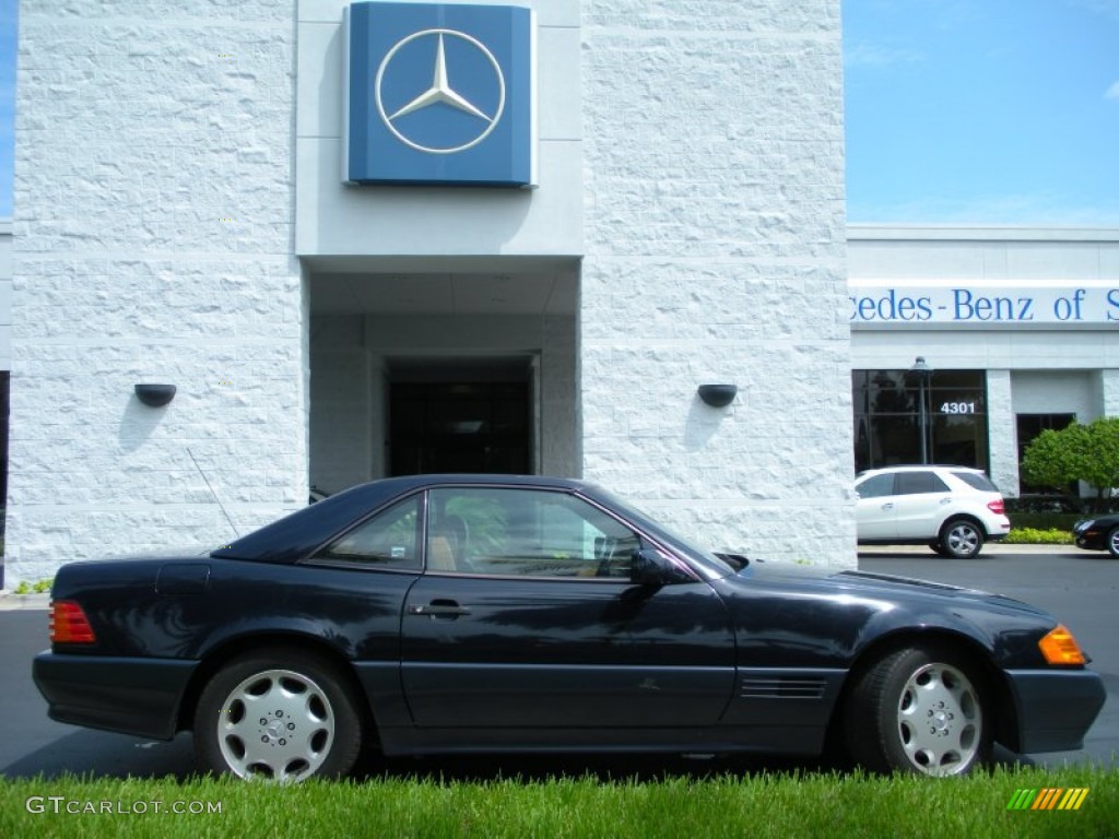 1994 SL 500 Roadster - Midnight Blue / Palomino photo #5