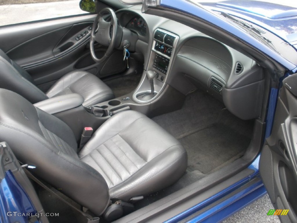 Dark Charcoal Interior 2004 Ford Mustang GT Convertible Photo #51652388