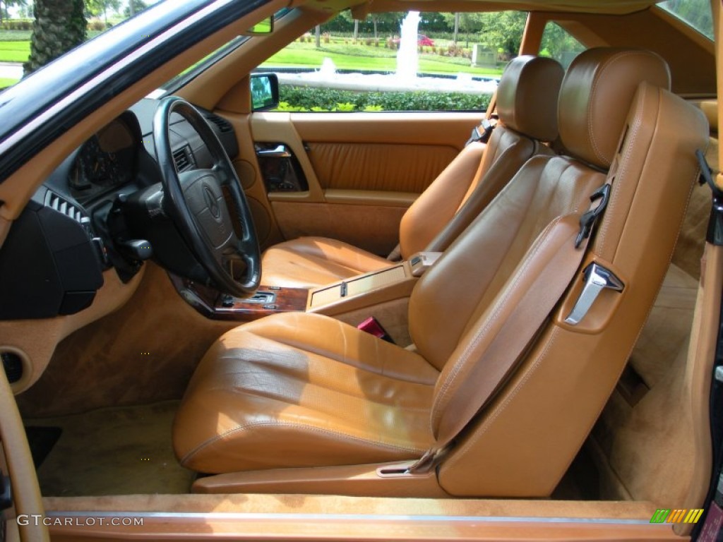 Palomino Interior 1994 Mercedes-Benz SL 500 Roadster Photo #51652453
