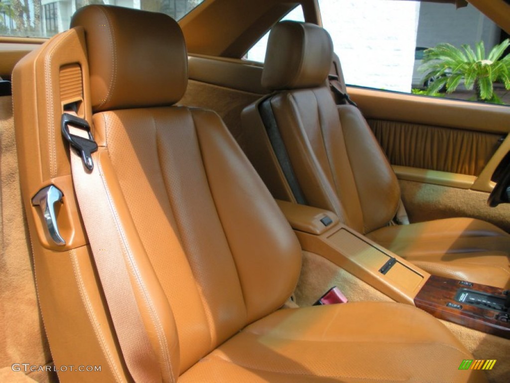 Palomino Interior 1994 Mercedes-Benz SL 500 Roadster Photo #51652513