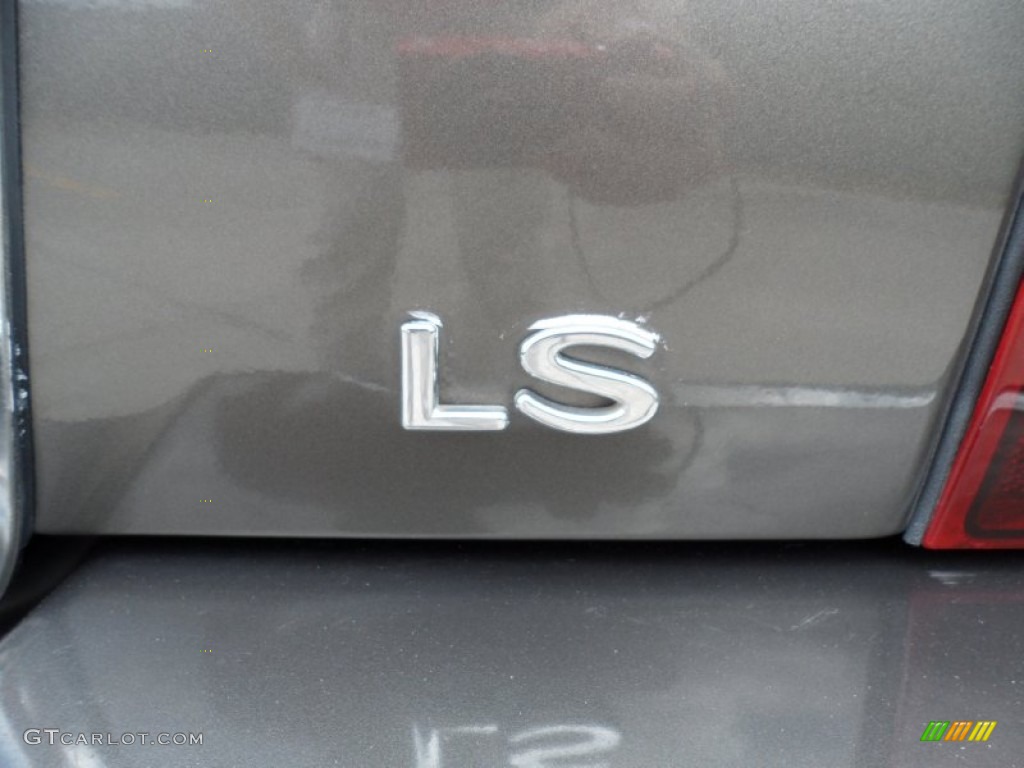 2003 LS V6 - Charcoal Grey Metallic / Black photo #16