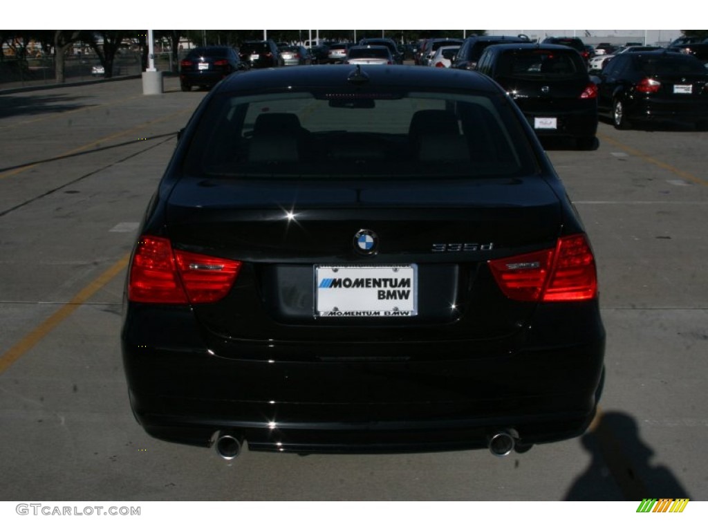 2011 3 Series 335d Sedan - Black Sapphire Metallic / Black Dakota Leather photo #8