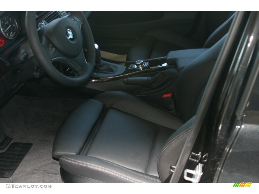 2011 3 Series 335d Sedan - Black Sapphire Metallic / Black Dakota Leather photo #12