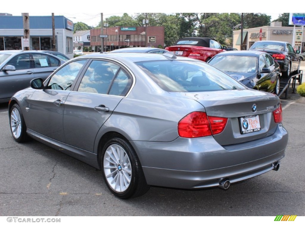 2010 3 Series 335i xDrive Sedan - Space Gray Metallic / Black photo #7