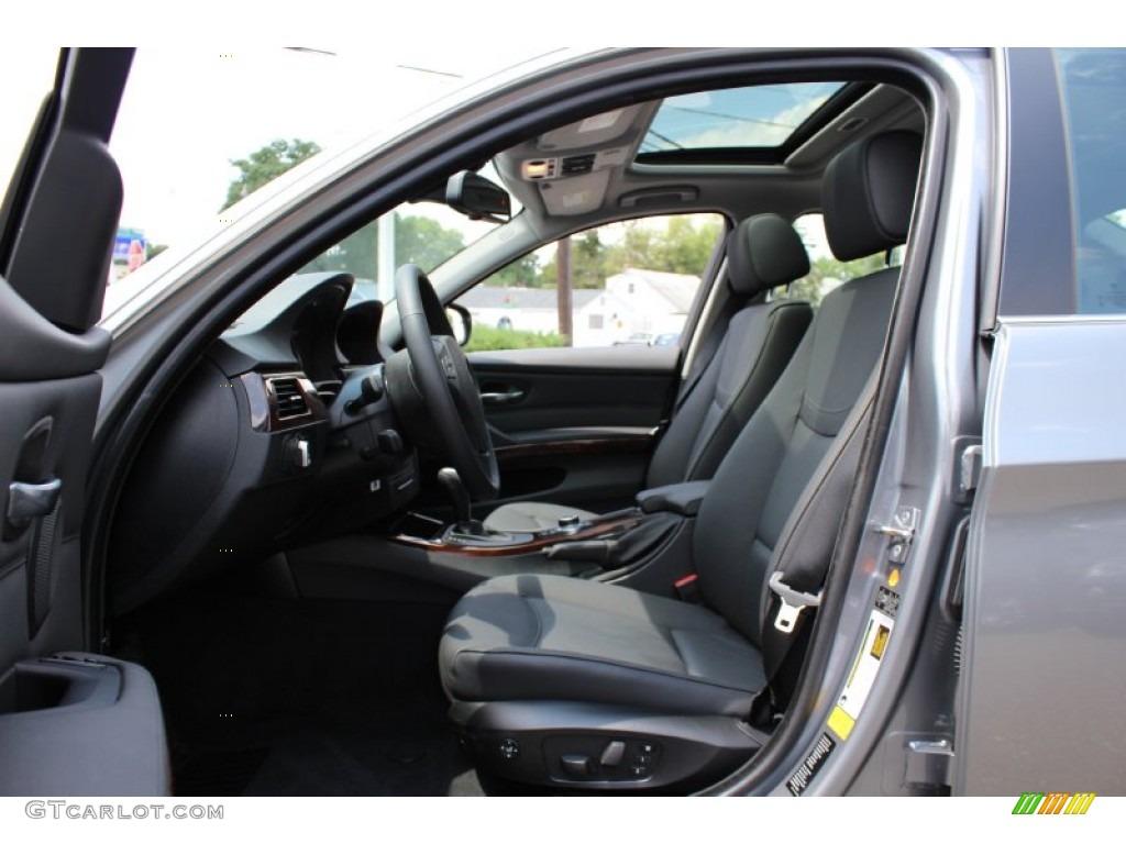 2010 3 Series 335i xDrive Sedan - Space Gray Metallic / Black photo #11