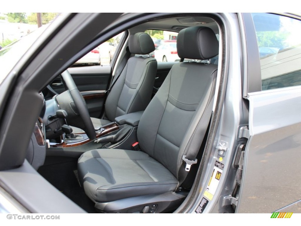 2010 3 Series 335i xDrive Sedan - Space Gray Metallic / Black photo #12