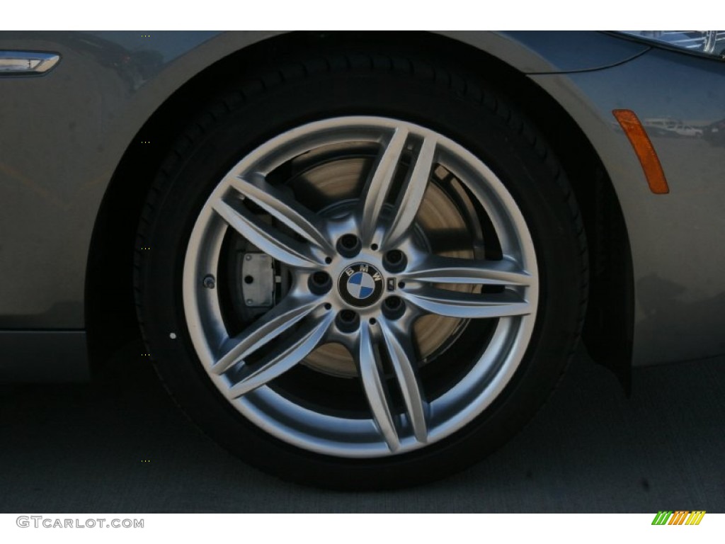 2011 5 Series 535i Sedan - Space Gray Metallic / Oyster/Black photo #7