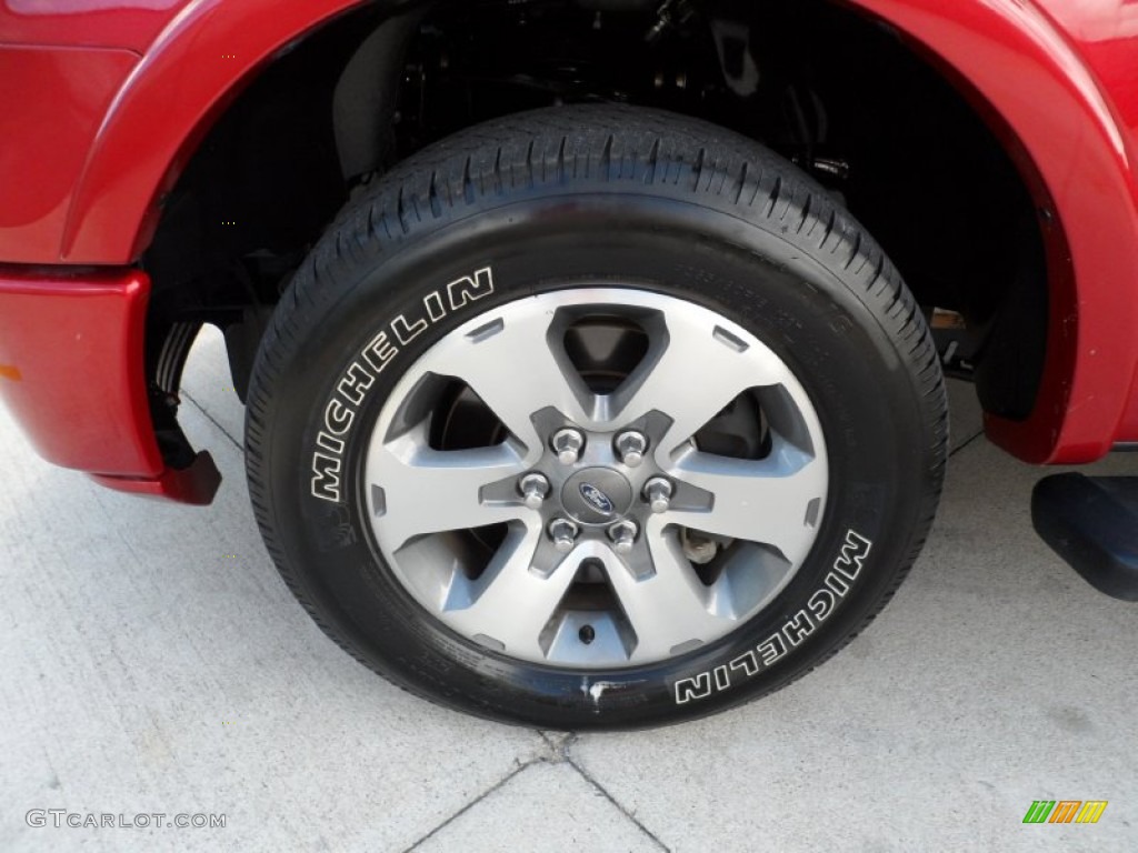 2010 F150 FX2 SuperCrew - Red Candy Metallic / Black photo #13