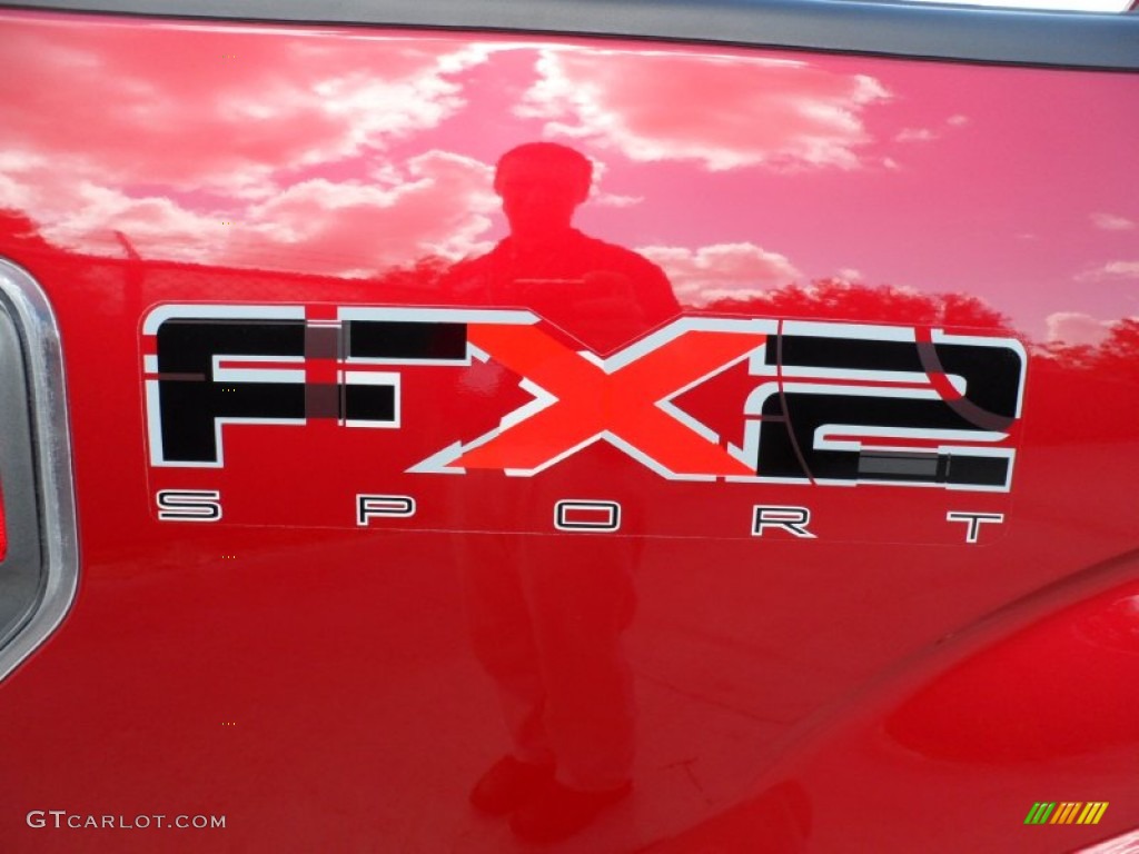 2010 F150 FX2 SuperCrew - Red Candy Metallic / Black photo #21