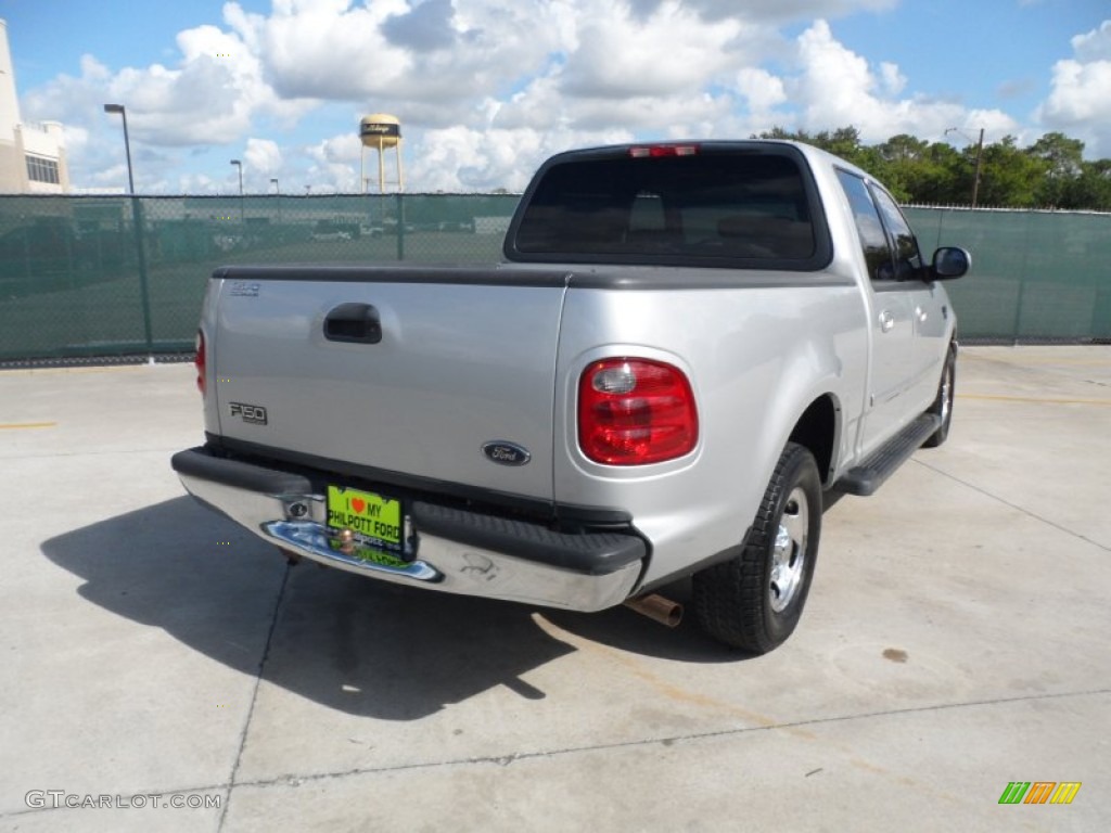 2003 F150 XLT SuperCrew - Silver Metallic / Medium Graphite Grey photo #3