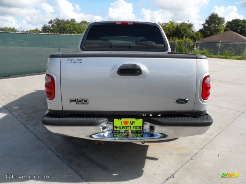 2003 F150 XLT SuperCrew - Silver Metallic / Medium Graphite Grey photo #4