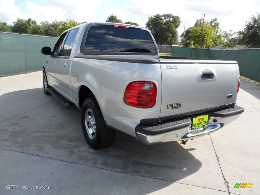 2003 F150 XLT SuperCrew - Silver Metallic / Medium Graphite Grey photo #5