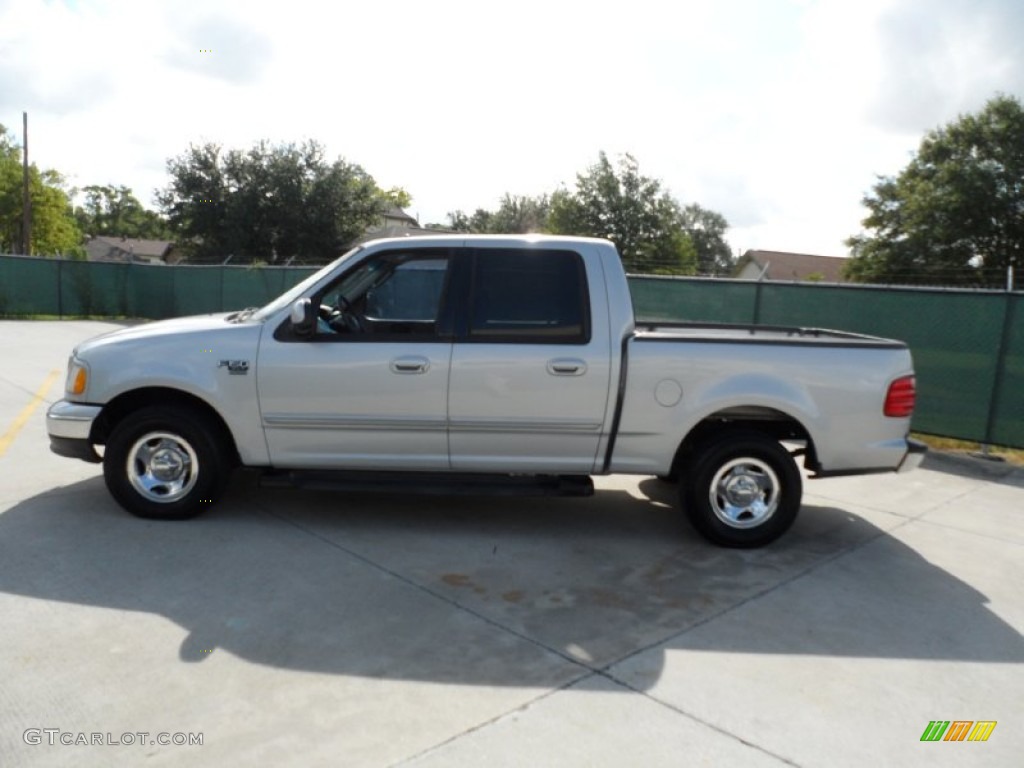 2003 F150 XLT SuperCrew - Silver Metallic / Medium Graphite Grey photo #6