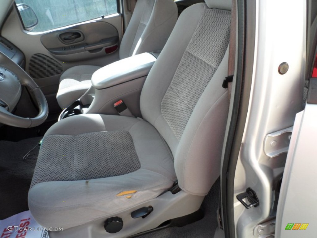 2003 F150 XLT SuperCrew - Silver Metallic / Medium Graphite Grey photo #35