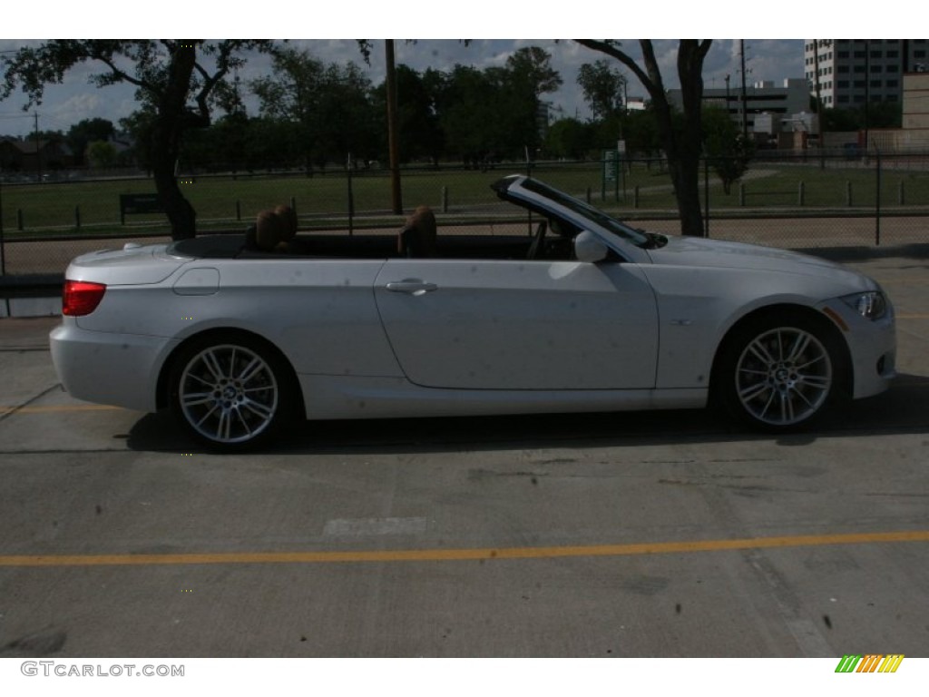 2011 3 Series 335i Convertible - Mineral White Metallic / Saddle Brown Dakota Leather photo #3