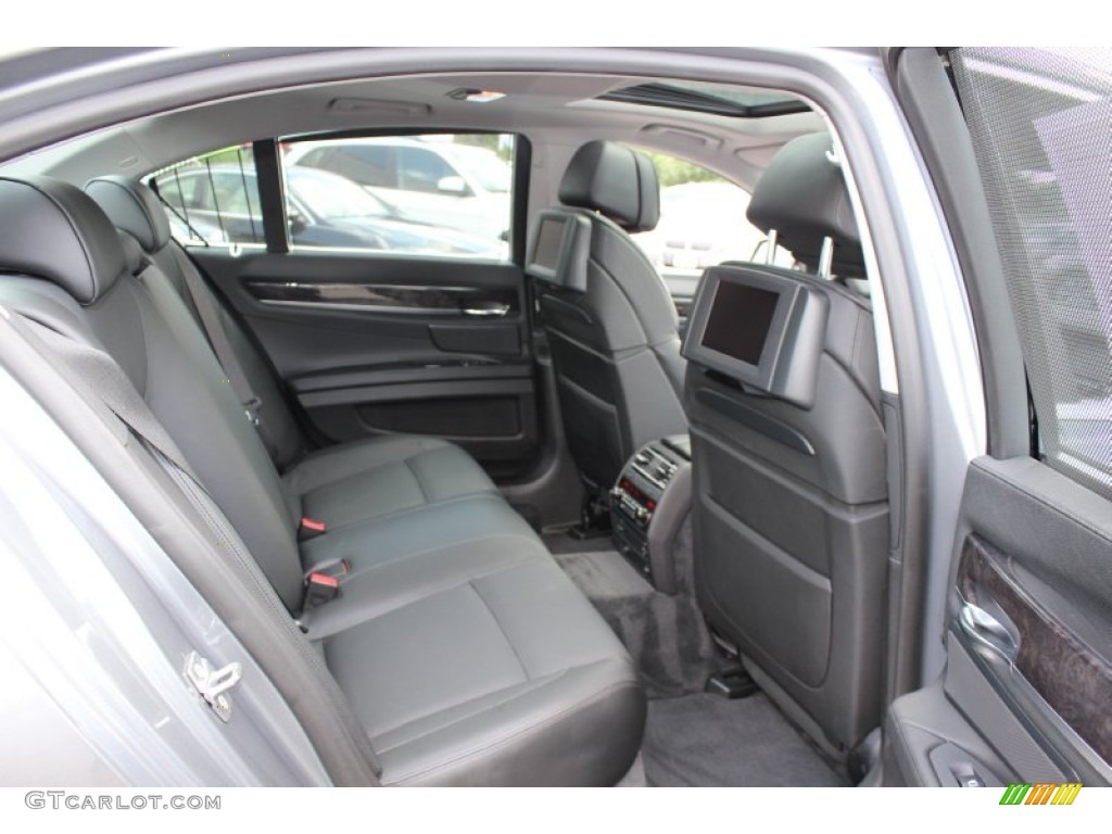 Black Interior 2011 BMW 7 Series 750i Sedan Photo #51657967