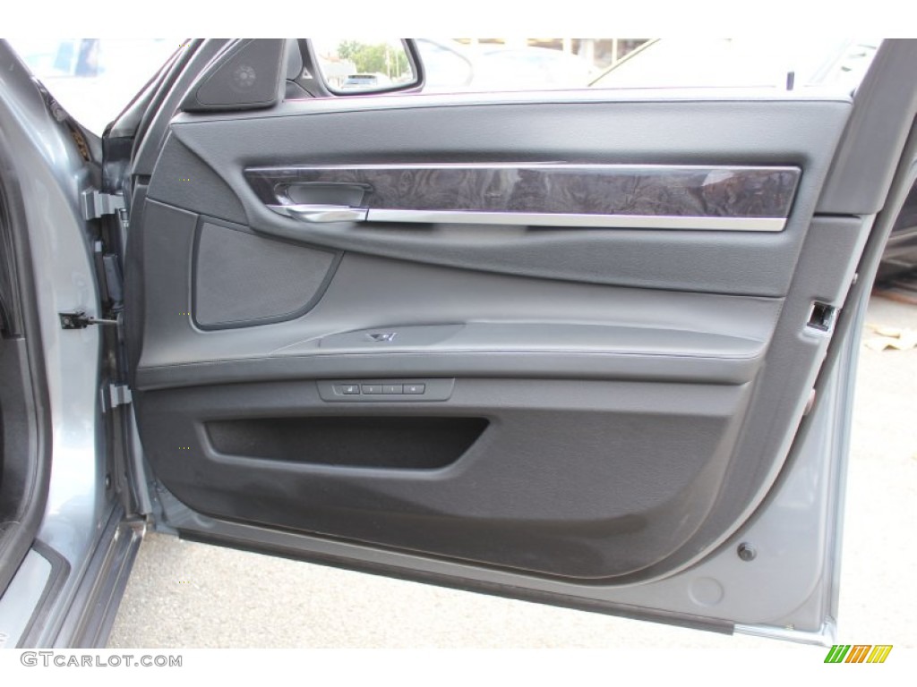 2011 BMW 7 Series 750i Sedan Black Door Panel Photo #51658027