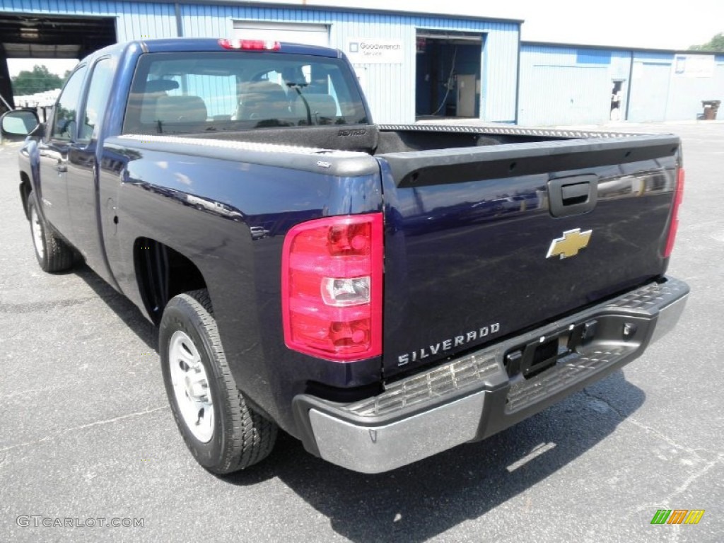 2009 Silverado 1500 Extended Cab - Imperial Blue Metallic / Dark Titanium photo #12