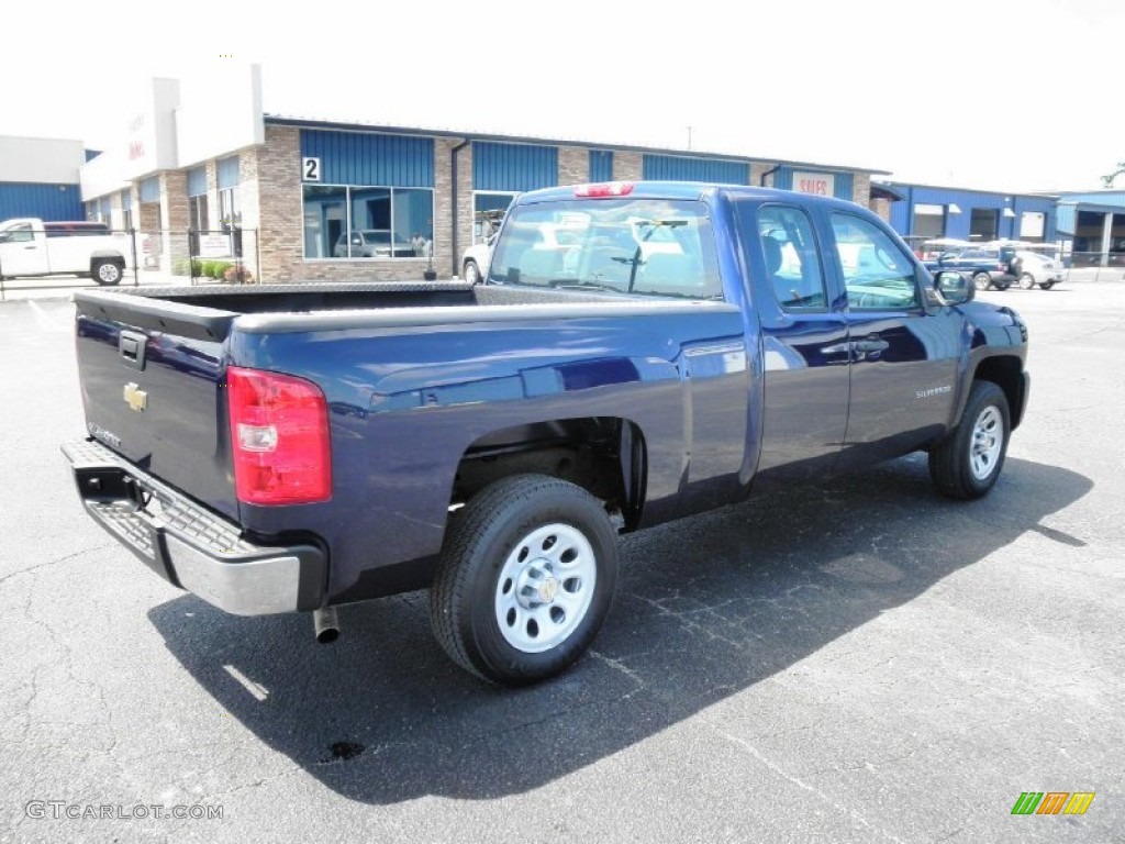 2009 Silverado 1500 Extended Cab - Imperial Blue Metallic / Dark Titanium photo #20