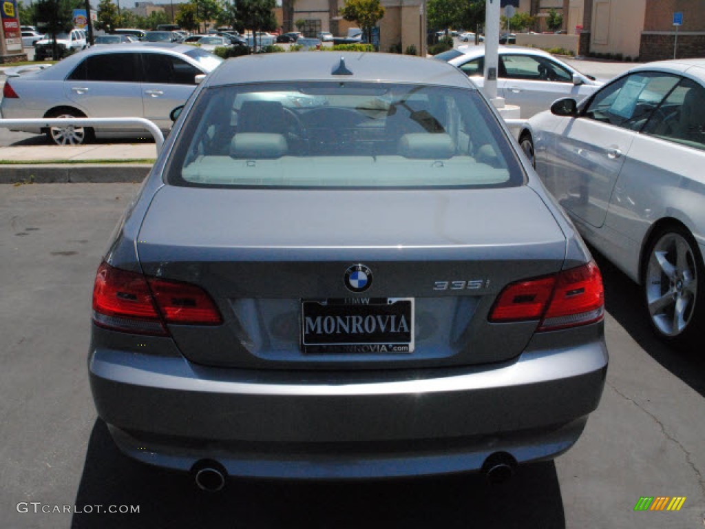 2009 3 Series 335i Coupe - Space Grey Metallic / Grey photo #7