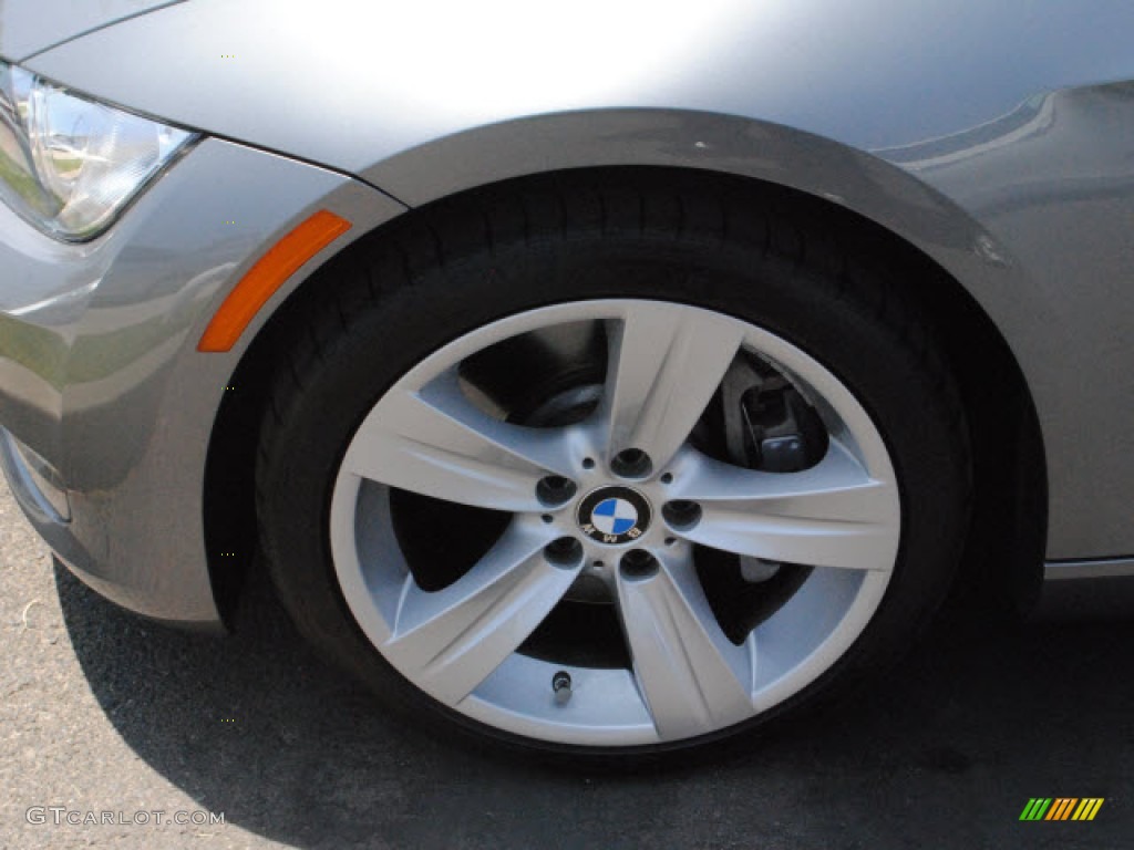 2009 3 Series 335i Coupe - Space Grey Metallic / Grey photo #24