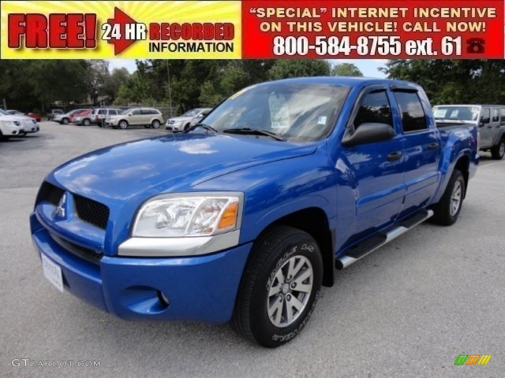 2007 Raider LS Double Cab - Electric Blue / Slate photo #1