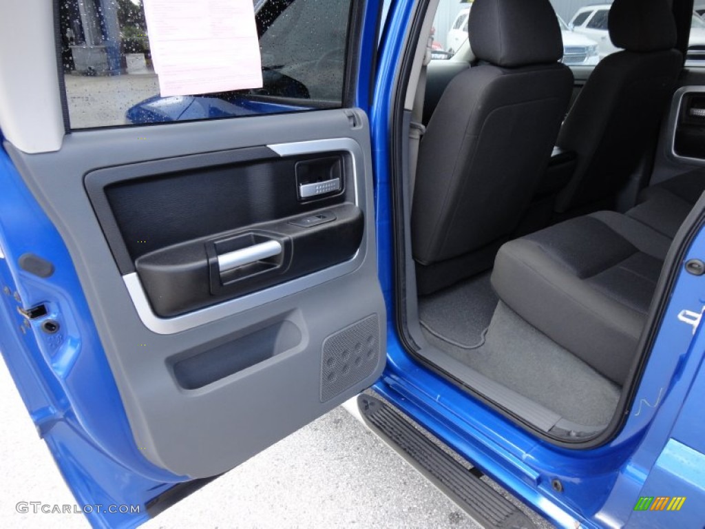Slate Interior 2007 Mitsubishi Raider LS Double Cab Photo #51661402