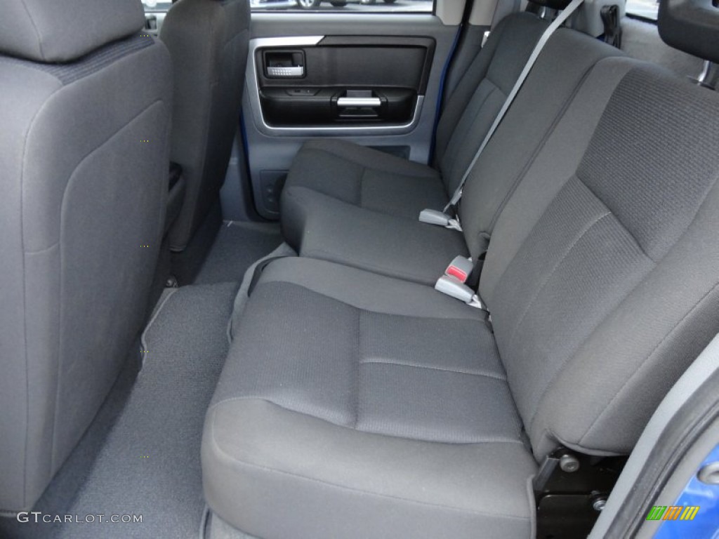 Slate Interior 2007 Mitsubishi Raider LS Double Cab Photo #51661417